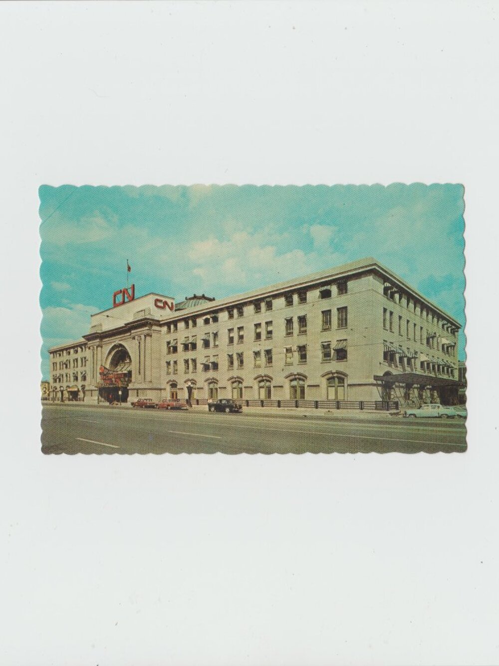 Canadian National Railway Station Postcard